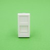 DNS 2xRJ45 45x45mm + katteraam