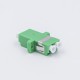 Adapter LC/APC duplex SM roheline 25 tk pakk