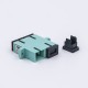 Adapter SC duplex OM3 aqua