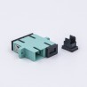 Adapter SC duplex OM3 aqua