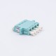 Adapter LC Quad OM3  AQUA