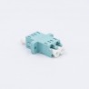 Adapter LC duplex OM3  aqua