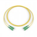 SC APC / SC APC, OS2 Bend-improved SM, 2 F, Zipcord, огнестойкий, некоррозионный, 2.0 mm, 0.5 m