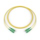 SC APC / SC APC, OS2 Bend-improved SM, 2 F, Zipcord , Flame Retardant Non Corrosive, 2.0 mm, 0.5 m