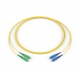 SC APC / SC UPC, OS2 Bend-improved SM, 2 F, Zipcord, leegiaeglustaja, mittesöövitav, 2.0 mm