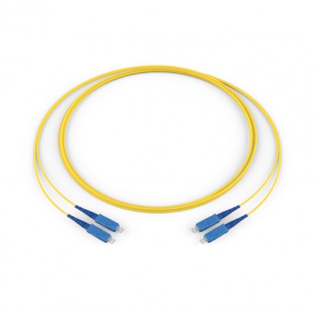SC UPC / SC UPC, OS2 Bend-improved SM, 2 F, Zipcord, огнестойкий, некоррозионный, 2.0 mm